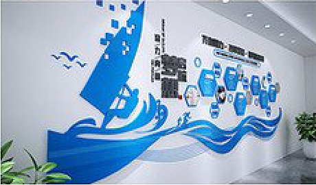 湄潭海浪主题文化墙如何设计？
