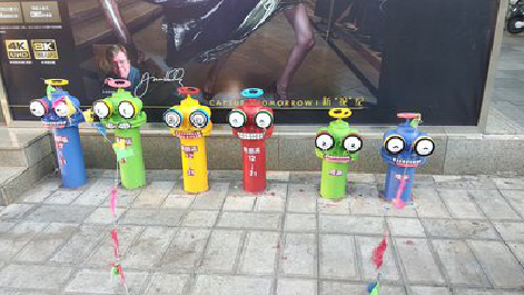 湄潭商业区彩绘