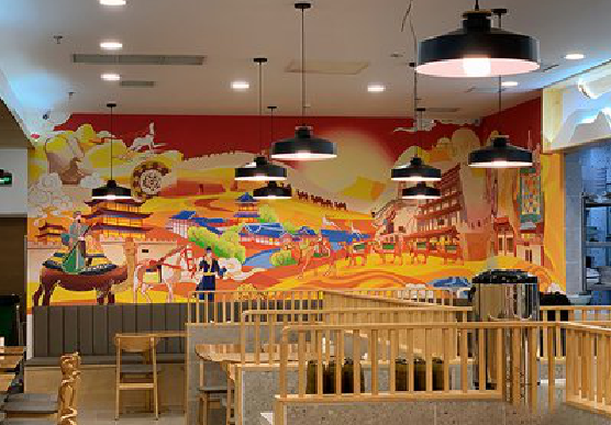 湄潭商业空间彩绘介绍。